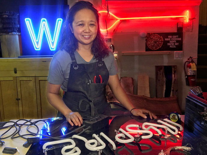 Meet the Makers: Aubrey of Neon Bear Woodworks