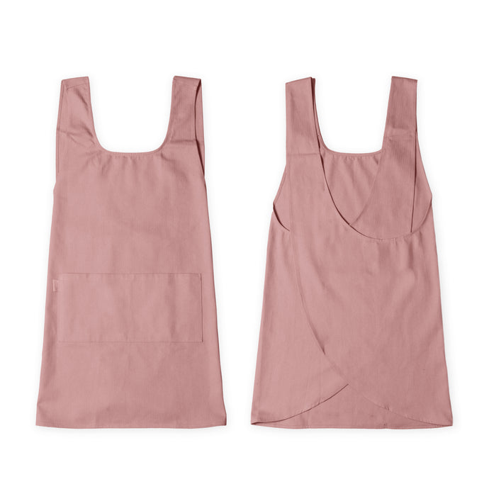 Hudson Durable Goods Cross Back Apron for Women in Rose