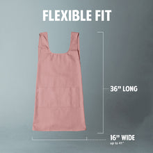 Hudson Durable Goods Cross Back Apron for Women in Rose - Flexible Fit