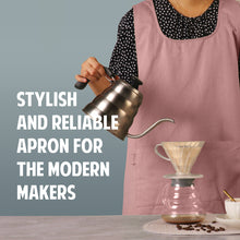 Hudson Durable Goods Cross Back Apron for Women in Rose - Stylish and Reliable Apron