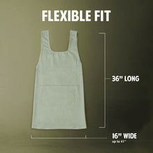 Hudson Durable Goods Smock Cross Back Apron for Women in Eucalyptus - Flexible Fit
