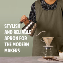 Hudson Durable Goods Cross Back Apron for Women in Sage - Stylish and Reliable Apron