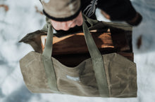 Hudson Durable Goods Waxed Canvas Log Carrier