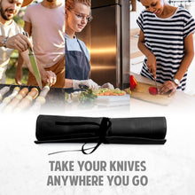 Hudson Durable Goods Premium Waxed Canvas Knife Roll - Take Your Knives Anywhere You Go