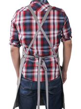 Hudson Durable Goods Regular Canvas Work Apron with Tool Pockets (Grey) - HDG921G