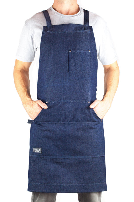 Hudson Durable Goods HDG805D - Professional Grade Denim Apron
