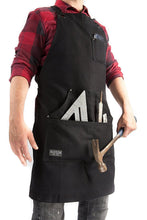 Hudson Durable Goods Home Improvement HDG901 - Heavy Duty 16 oz Waxed Canvas Shop Apron (Black)