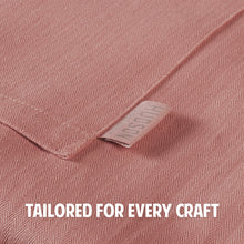 Hudson Durable Goods Cross Back Apron for Women in Rose - Tailored for Every Craft
