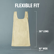 Hudson Durable Goods Smock Cross Back Apron for Women in Biscuit - Flexible Fit