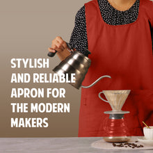 Hudson Durable Goods Cross Back Apron for Women in Terracotta - Stylish and Reliable Apron