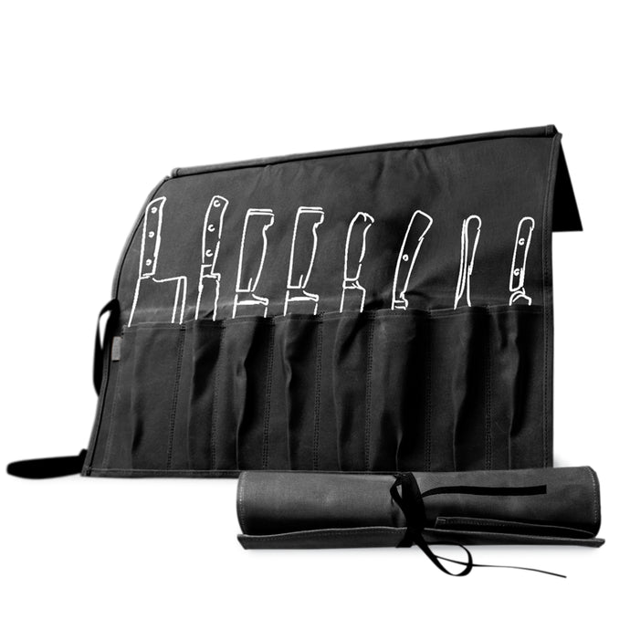 Hudson Durable Goods Premium Waxed Canvas Knife Roll - Hero Image
