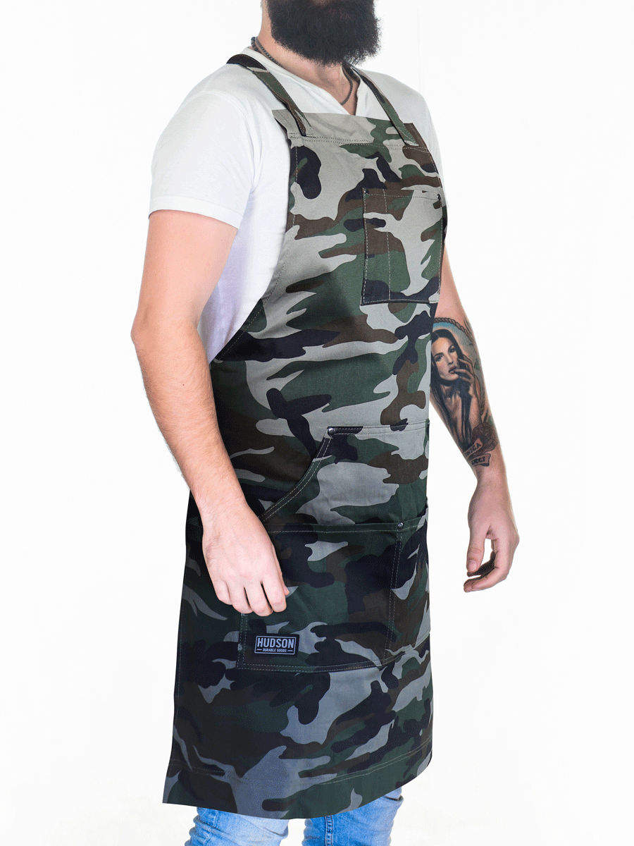 Professional Grade Apron for Kitchen, Grill, & BBQ (Camo) - HDG806A ...