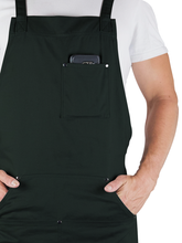 Professional Grade Apron for Kitchen, Grill, and BBQ (Green) - HDG805GR